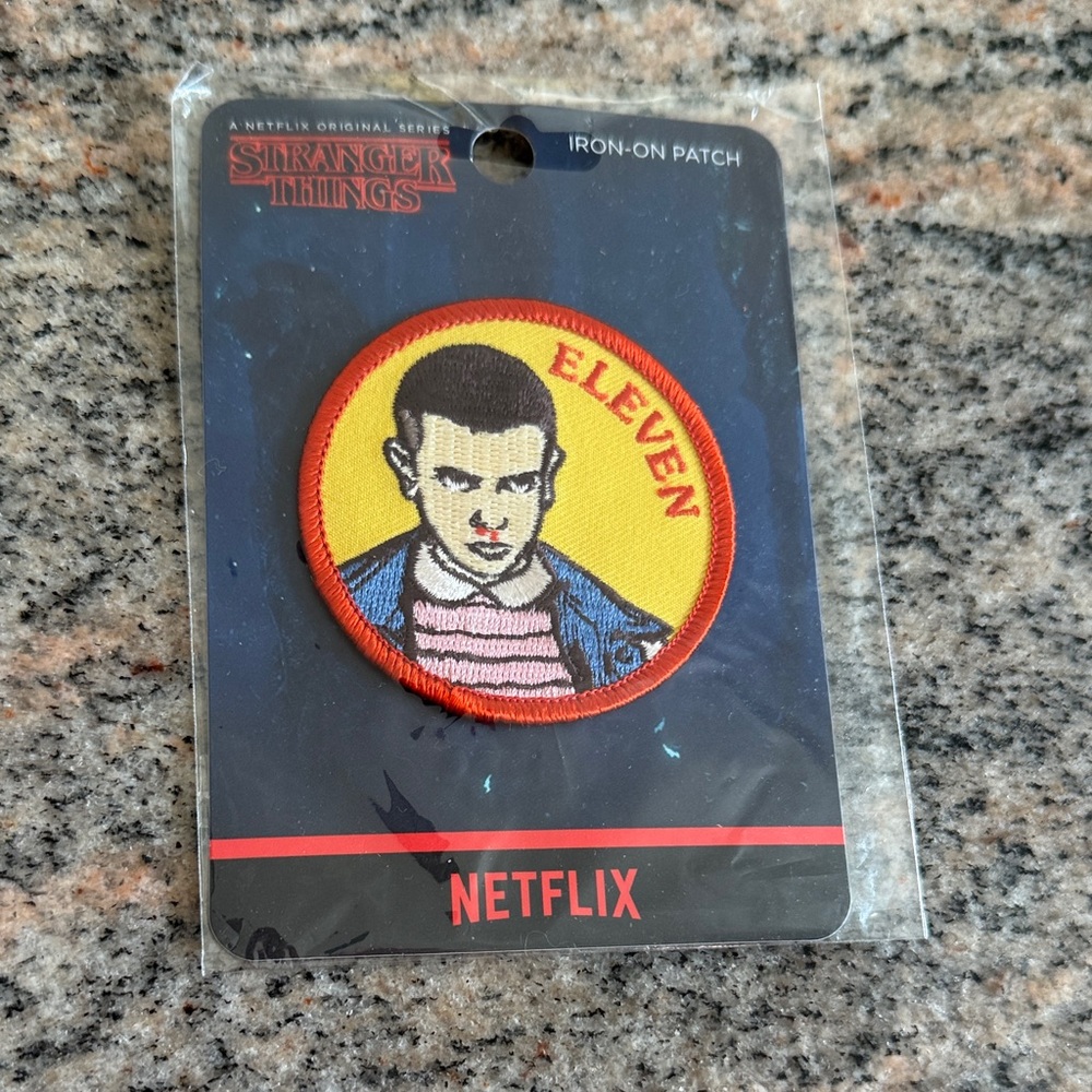 Stranger Things New in Package Eleven Loungefly Netflix Official Iron-On Patch